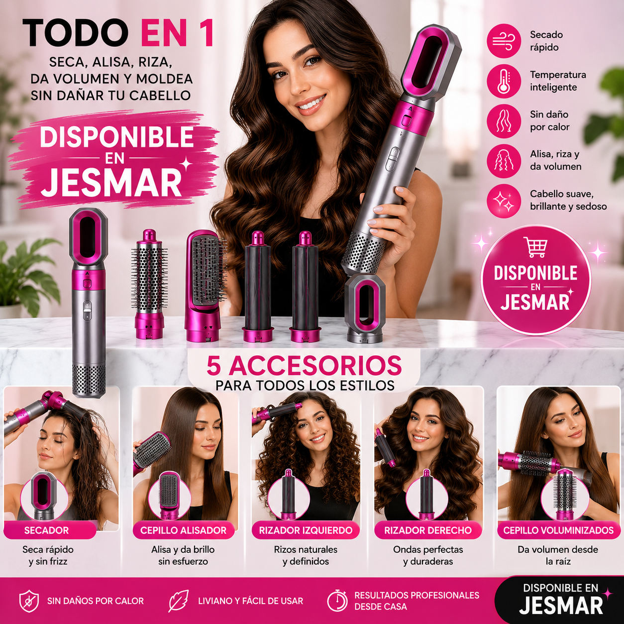 Secador 5 en 1