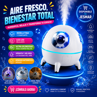 Humidificador nave astronauta USB