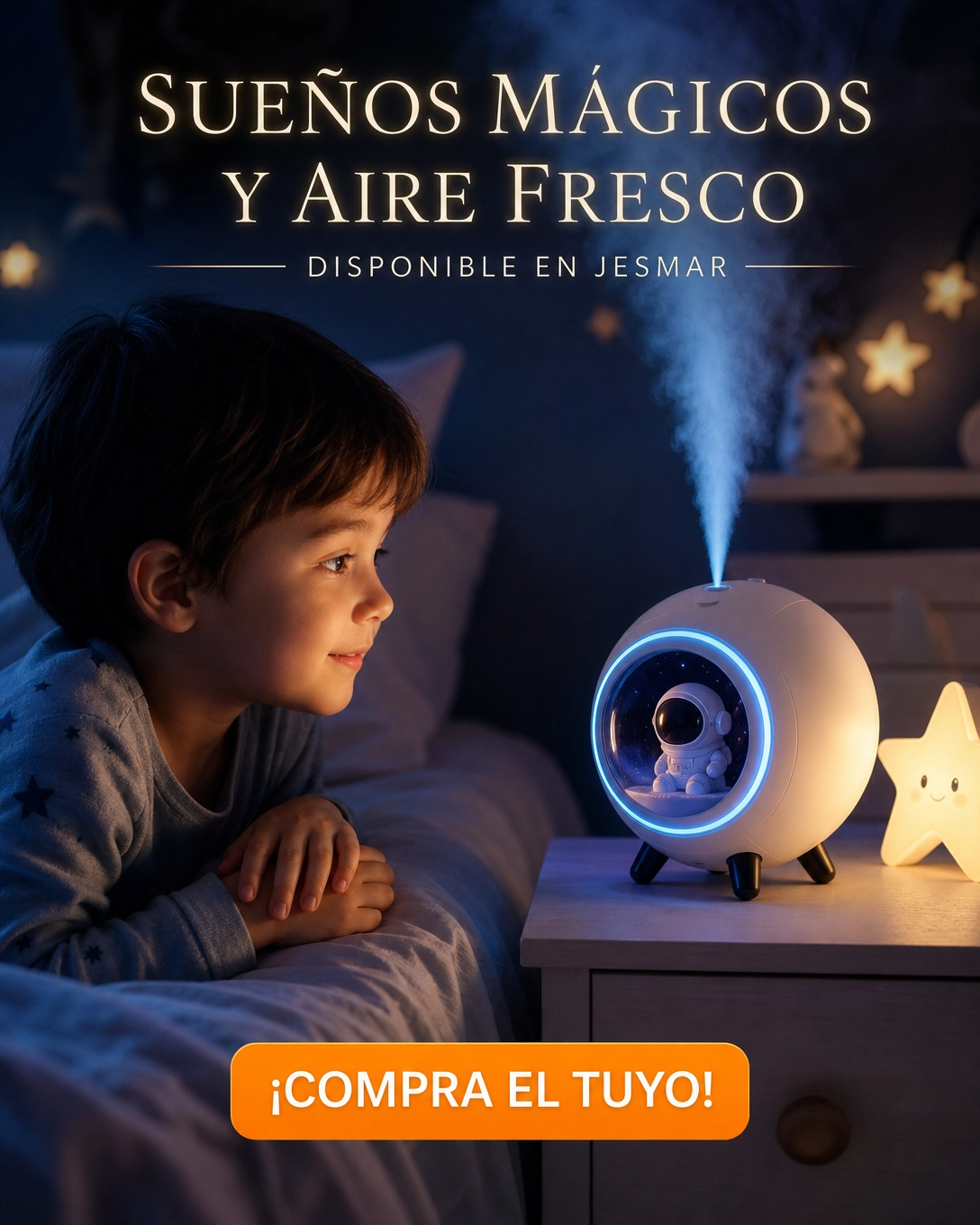 Humidificador nave astronauta USB